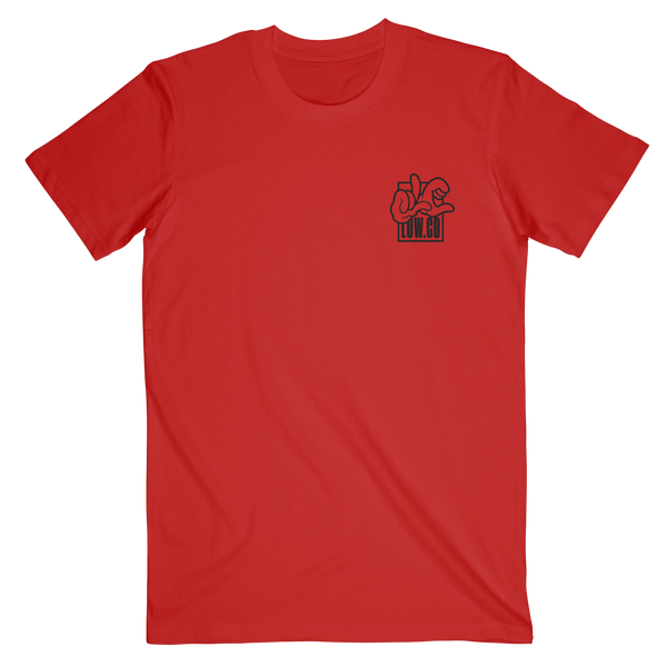OG Red Tee (Black Logo)